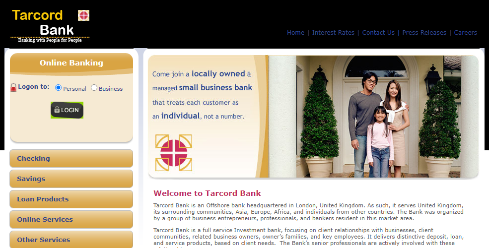 Tarcord Bank Review