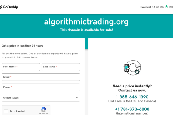 ALGORITHMICTRADING.ORG review 2025 - Screenshot of algorithmictrading.org website showing security analysis