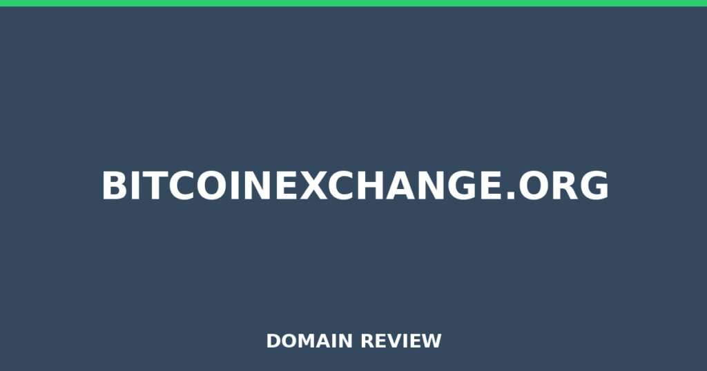 BITCOINEXCHANGE.ORG review 2025 - Domain review placeholder image for bitcoinexchange.org