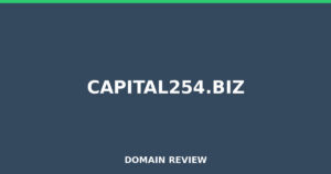 CAPITAL254.BIZ Review 2025 – MEDIUM RISK