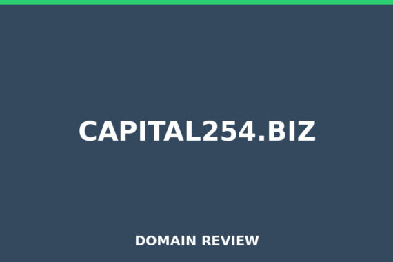 Placeholder image for capital254.biz domain review
