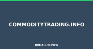commoditytrading.info Review 2025 – Detailed Analysis