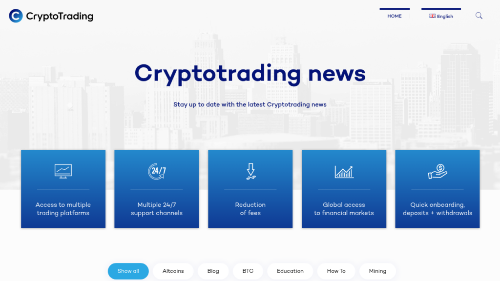 CRYPTOTRADING.COM review 2025 - Screenshot of cryptotrading.com website showing security analysis