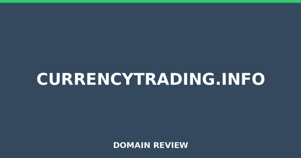 CURRENCYTRADING.INFO review 2025 - Domain review placeholder image for currencytrading.info