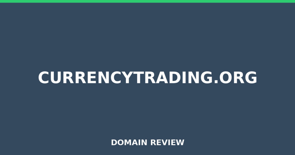 CURRENCYTRADING.ORG review 2025 - Domain review placeholder image for currencytrading.org
