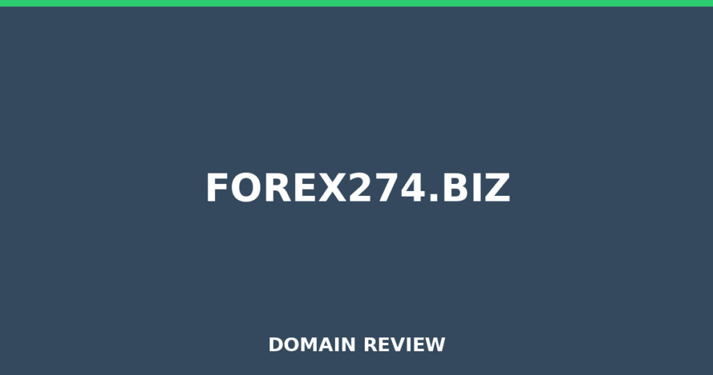 FOREX274.BIZ review 2025 - Domain review placeholder image for forex274.biz