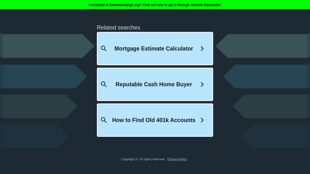 FOREXEXCHANGE.ORG review 2025 - Screenshot of forexexchange.org website showing security analysis