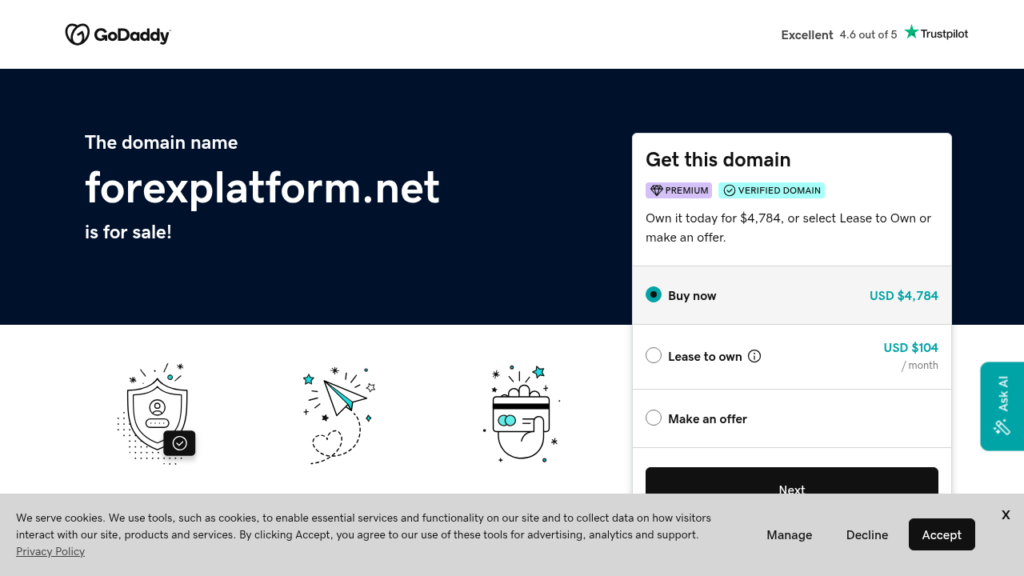FOREXPLATFORM.NET review 2025 - Screenshot of forexplatform.net website showing security analysis