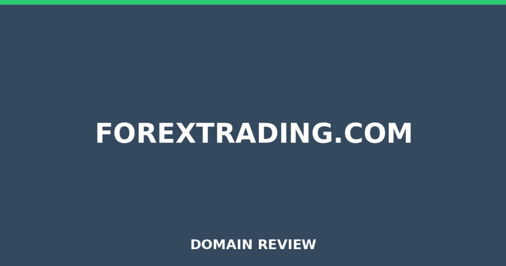 FOREXTRADING.COM review 2025 - Domain review placeholder image for forextrading.com