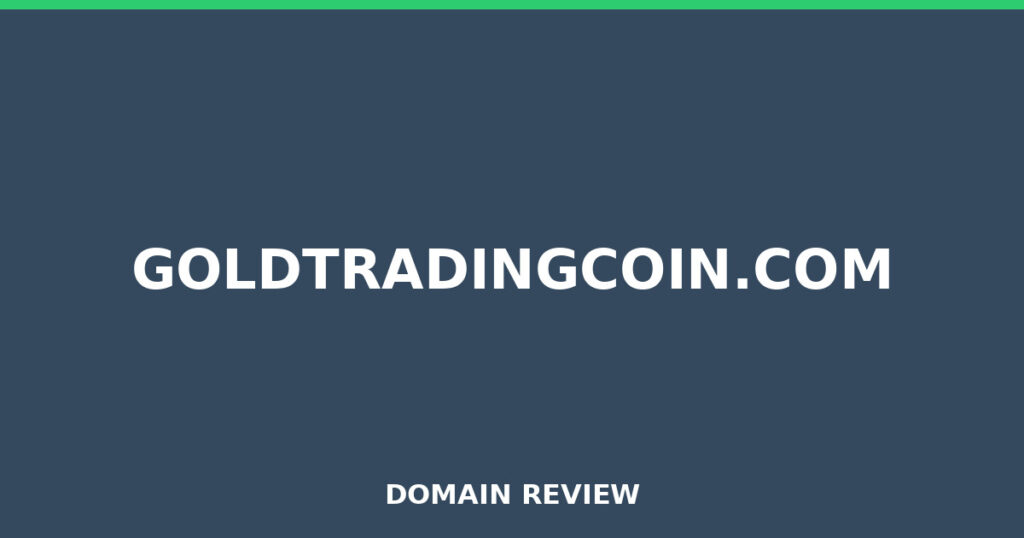 GOLDTRADINGCOIN.COM review 2025 - Domain review placeholder image for goldtradingcoin.com
