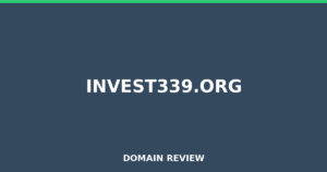 INVEST339.ORG Review 2025 – MEDIUM RISK