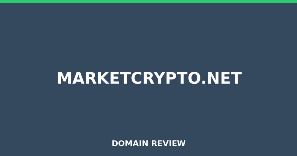 MARKETCRYPTO.NET review 2025 - Domain review placeholder image for marketcrypto.net