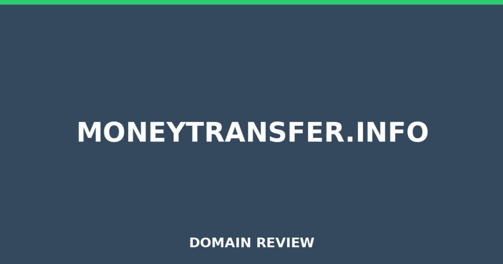 MONEYTRANSFER.INFO review 2025 - Domain review placeholder image for moneytransfer.info