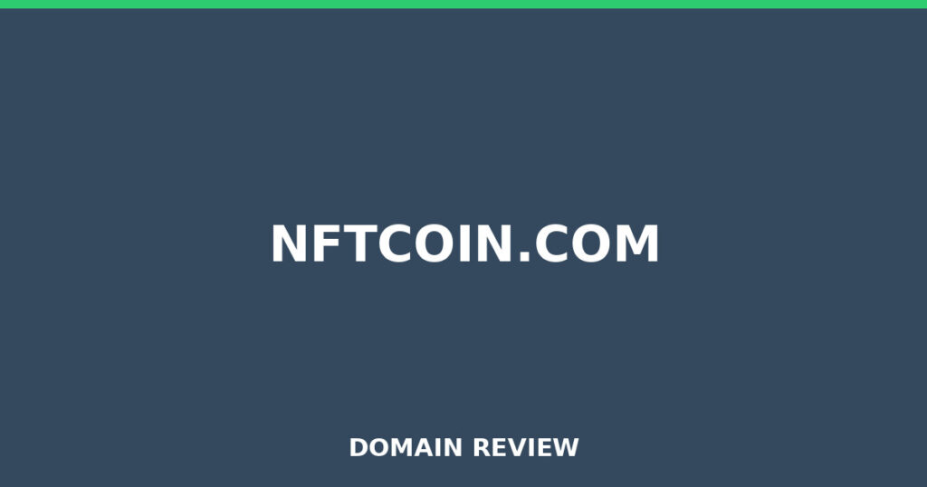 NFTCOIN.COM review 2025 - Domain review placeholder image for nftcoin.com