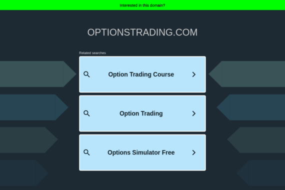 OPTIONSTRADING.COM review 2025 - Screenshot of optionstrading.com website showing security analysis