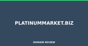 PLATINUMMARKET.BIZ Review 2025 – MEDIUM RISK