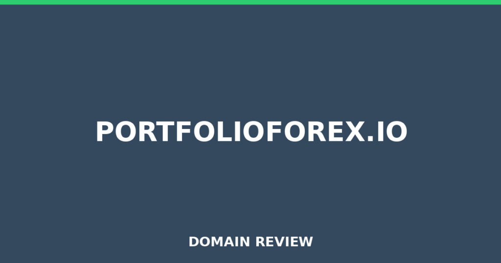 PORTFOLIOFOREX.IO review 2025 - Domain review placeholder image for portfolioforex.io