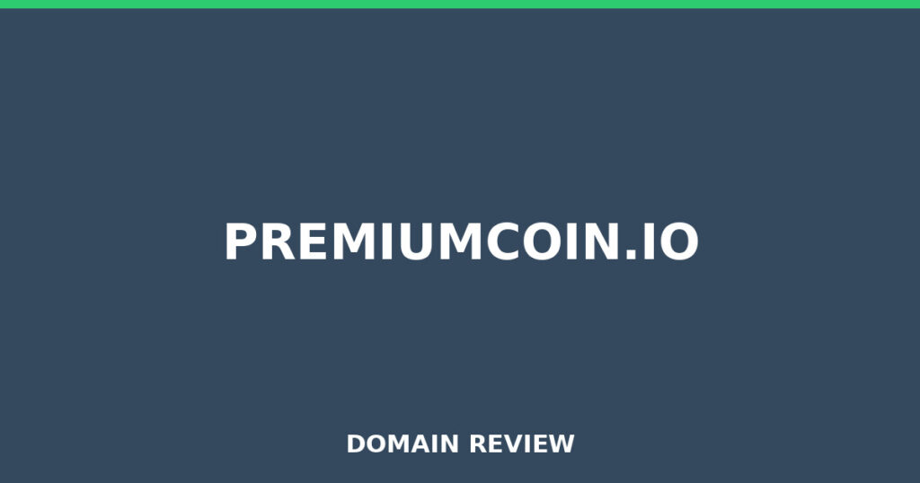 PREMIUMCOIN.IO review 2025 - Domain review placeholder image for premiumcoin.io