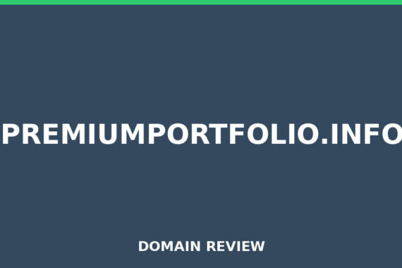 Placeholder image for premiumportfolio.info domain review