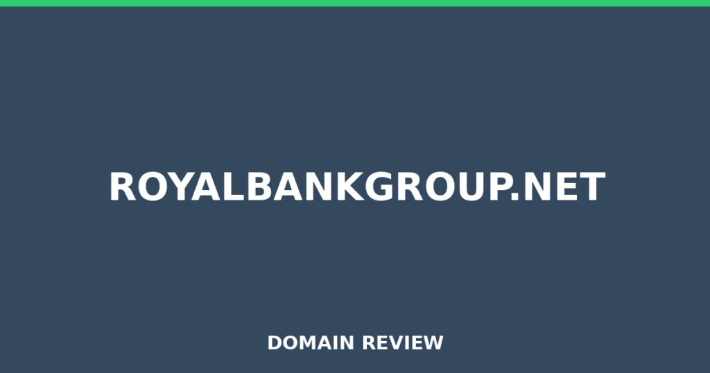Placeholder image for royalbankgroup.net domain review