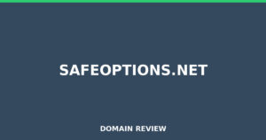 safeoptions.net Review 2025 – Legitimacy Analysis