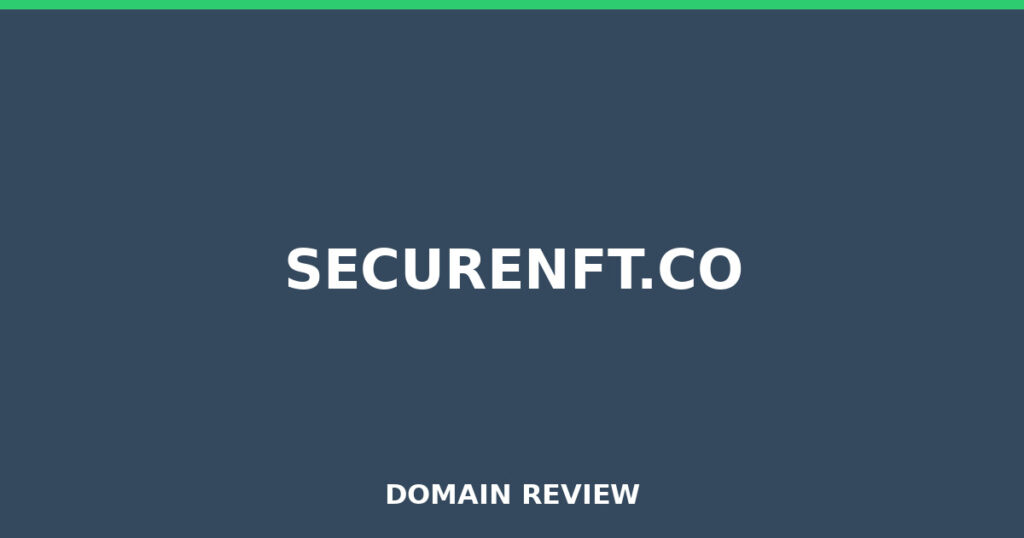 SECURENFT.CO review 2025 - Domain review placeholder image for securenft.co