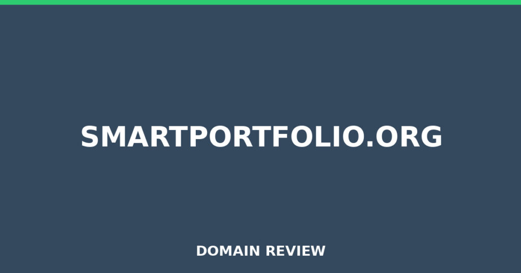 SMARTPORTFOLIO.ORG review 2025 - Domain review placeholder image for smartportfolio.org