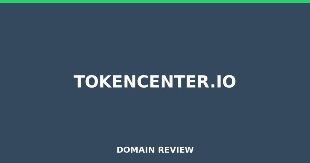 TOKENCENTER.IO review 2025 - Domain review placeholder image for tokencenter.io
