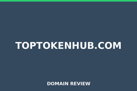 TOPTOKENHUB.COM review 2025 - Domain review placeholder image for toptokenhub.com