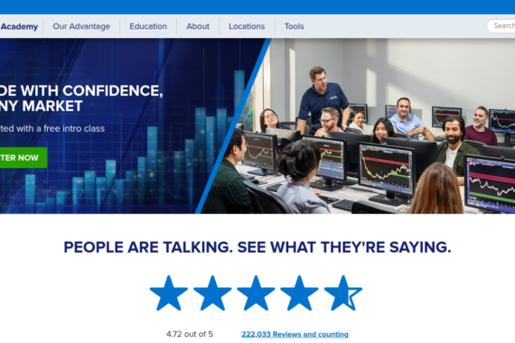 TRADINGACADEMY.ORG review 2025 - Screenshot of tradingacademy.org website showing security analysis