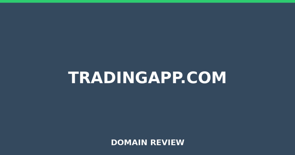 TRADINGAPP.COM review 2025 - Domain review placeholder image for tradingapp.com