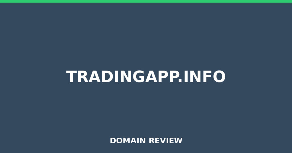 TRADINGAPP.INFO review 2025 - Domain review placeholder image for tradingapp.info