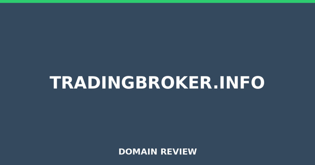 TRADINGBROKER.INFO review 2025 - Domain review placeholder image for tradingbroker.info