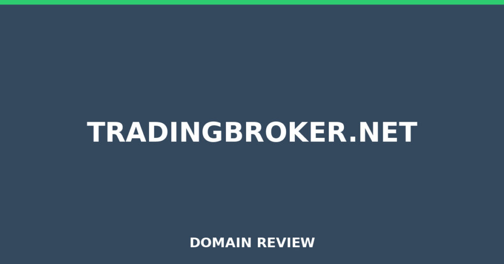 TRADINGBROKER.NET review 2025 - Domain review placeholder image for tradingbroker.net