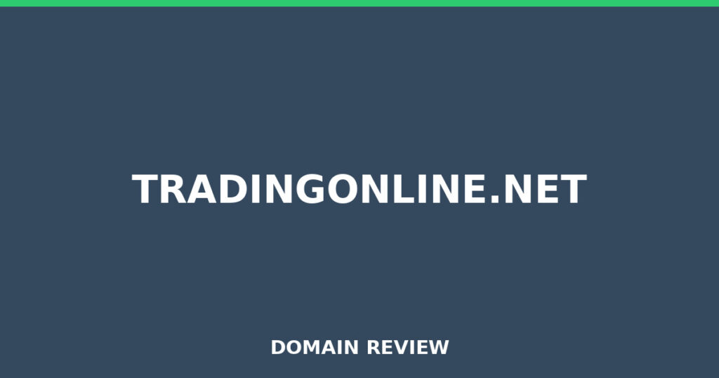 TRADINGONLINE.NET review 2025 - Domain review placeholder image for tradingonline.net