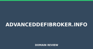 advanceddefibroker.info 2025 Review – Legitimacy Check