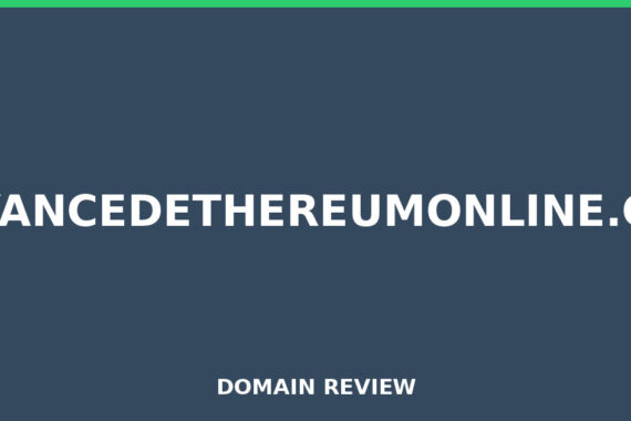 ADVANCEDETHEREUMONLINE.COM review 2025 - Domain review placeholder image for advancedethereumonline.com