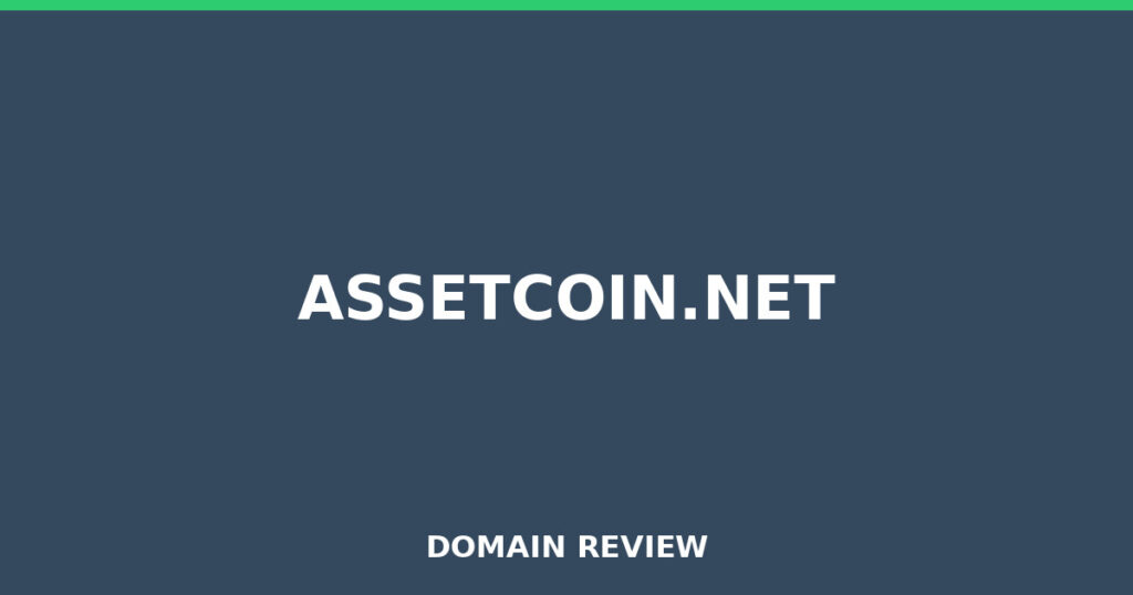 ASSETCOIN.NET review 2025 - Domain review placeholder image for assetcoin.net
