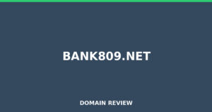 bank809.net Review 2025 – Detailed Analysis