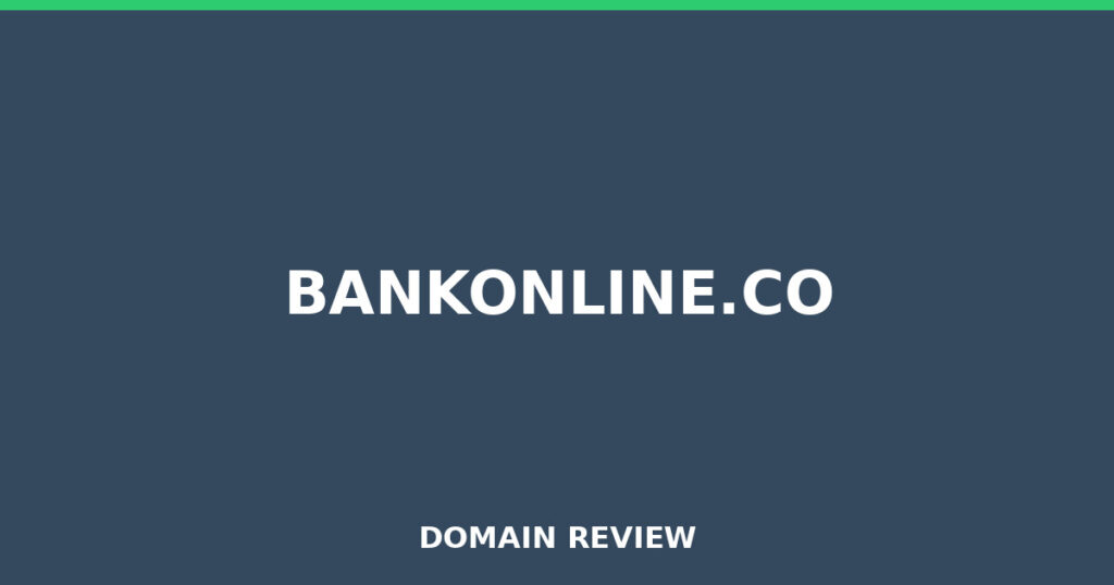 BANKONLINE.CO review 2025 - Domain review placeholder image for bankonline.co