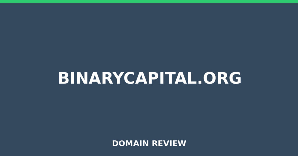 BINARYCAPITAL.ORG review 2025 - Domain review placeholder image for binarycapital.org