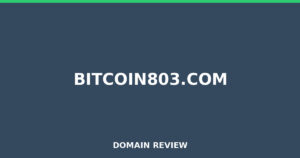 bitcoin803.com Review 2025 – Detailed Analysis