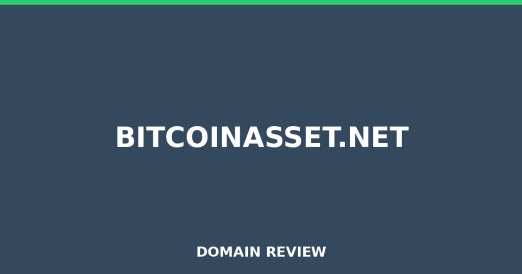 BITCOINASSET.NET review 2025 - Domain review placeholder image for bitcoinasset.net