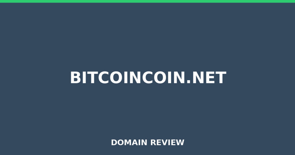 BITCOINCOIN.NET review 2025 - Domain review placeholder image for bitcoincoin.net