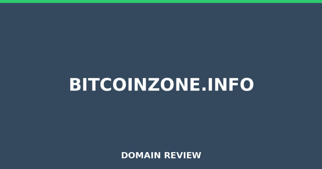 BITCOINZONE.INFO review 2025 - Domain review placeholder image for bitcoinzone.info