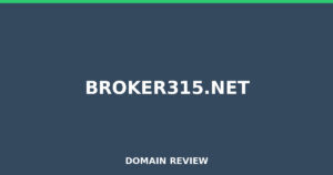 broker315.net 2025 Review – Legitimacy Check