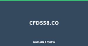 cfd558.co 2025 Review – Legitimacy Check
