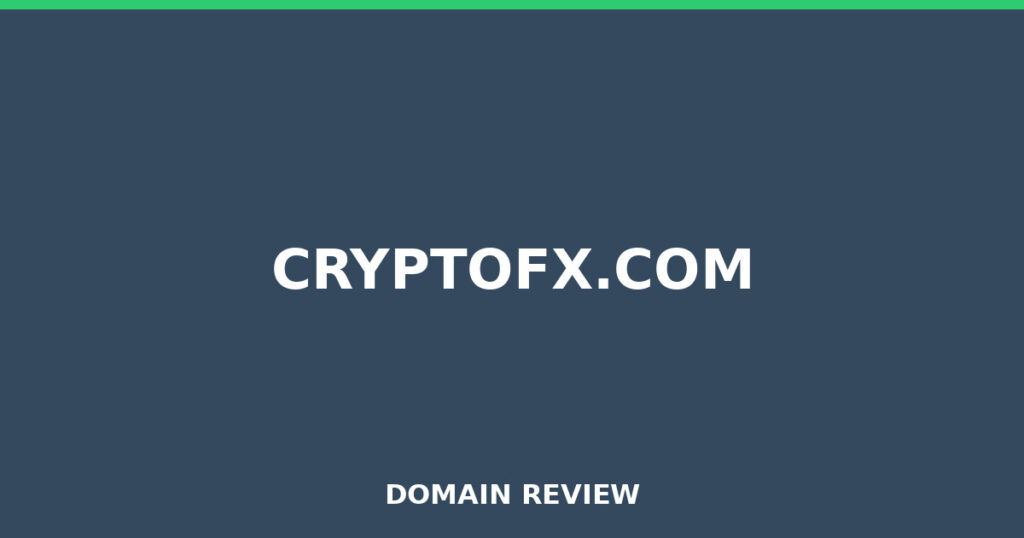 CRYPTOFX.COM review 2025 - Domain review placeholder image for cryptofx.com