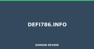 defi786.info 2025 Review – Legitimacy Check