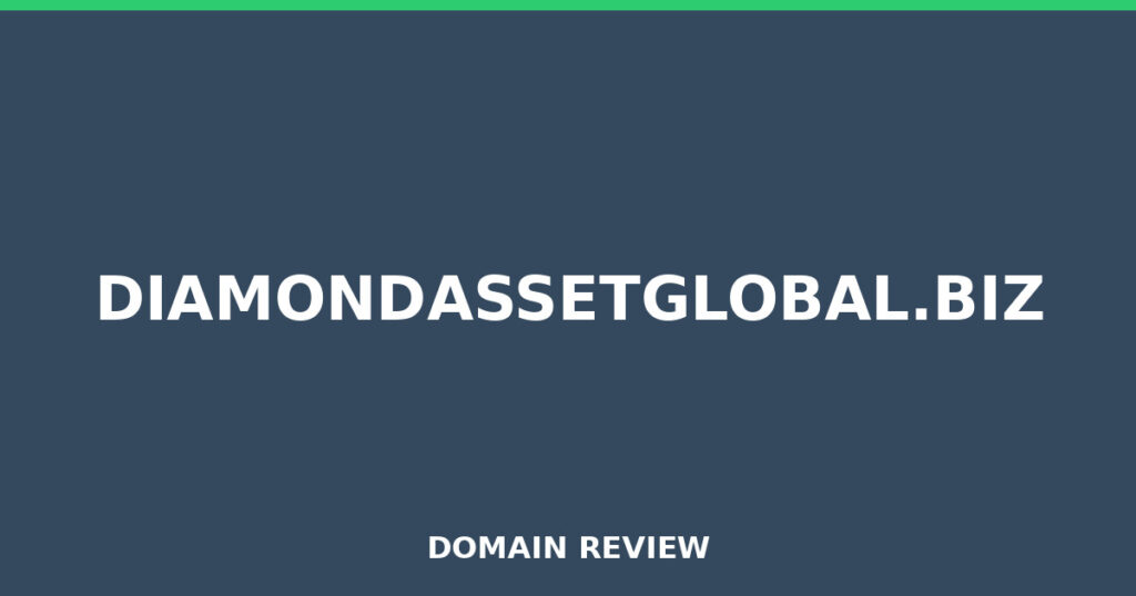 DIAMONDASSETGLOBAL.BIZ review 2025 - Domain review placeholder image for diamondassetglobal.biz